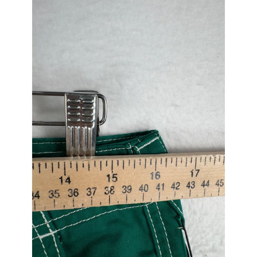 True Religion Military Single‎ needle Cargo Pants Aventurine baggy Green sz 29 - Picture 5 of 10